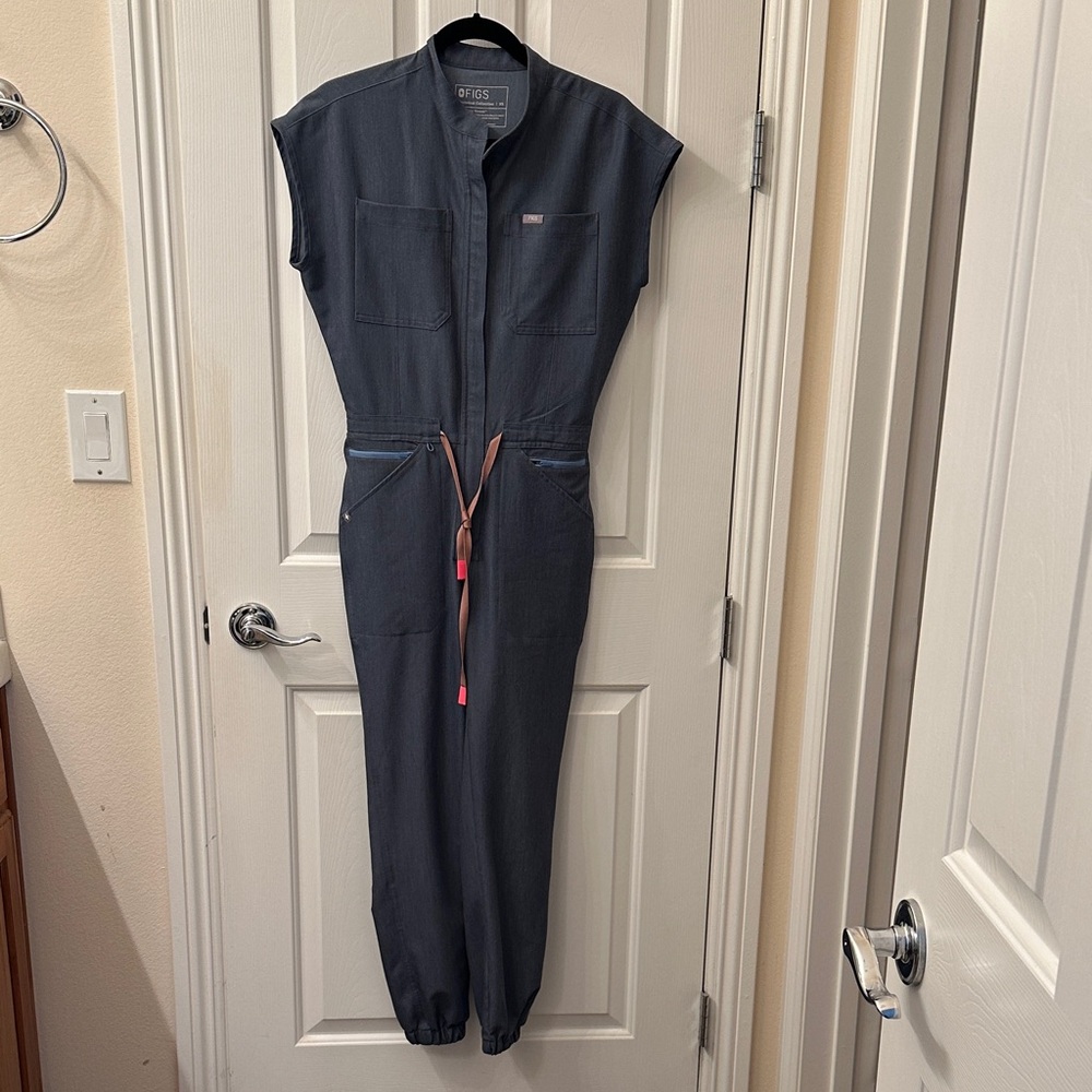 Figs Charcoal Jumpsuit Scrubs